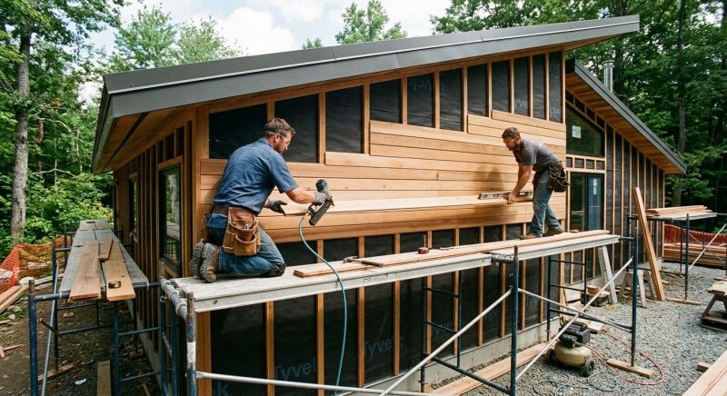 Cedar Cladding Installation in Fairfield County, CT